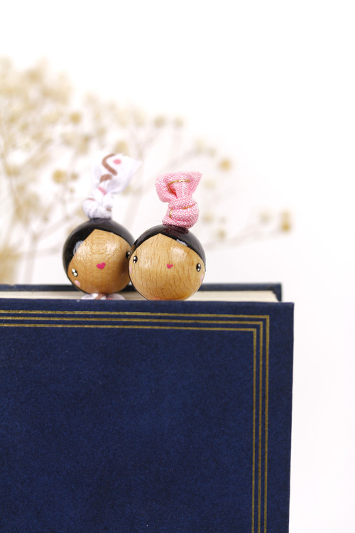 (image pour) Marque Page Octobre rose BooBs Rose